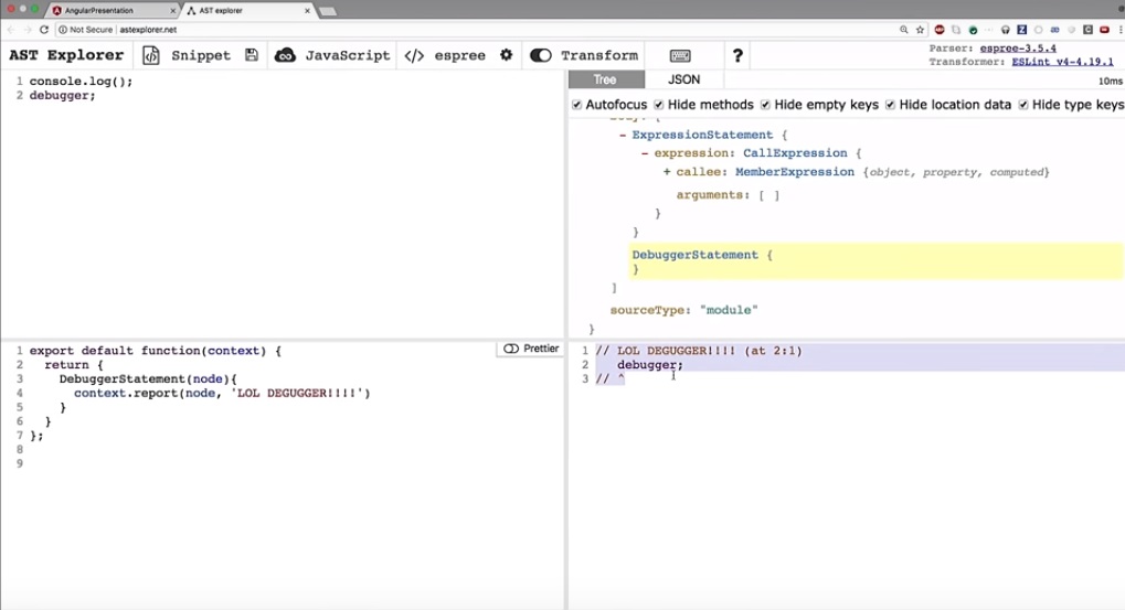 Работа с абстрактными синтаксическими деревьями JavaScript  - 12